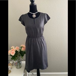 Mossimo Women’s Gray Hi-Low Dress Animal Print S